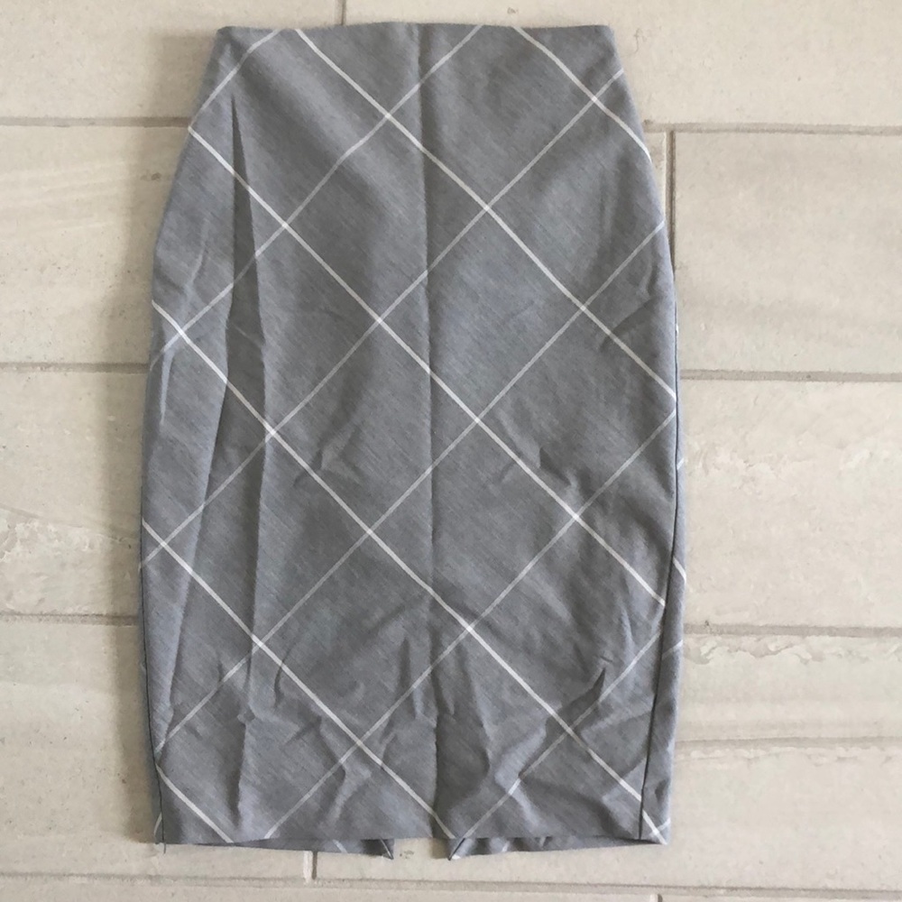 High waisted work skirt